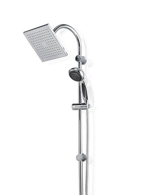 Asta doccia saliscendi con soffione